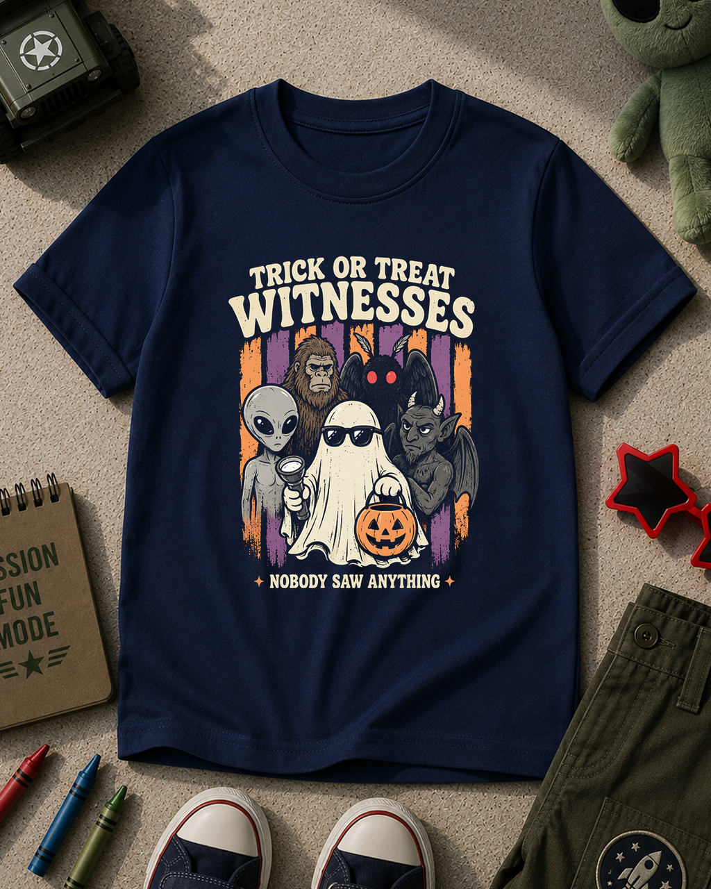 Trick or Treat Witnesses Halloween Kids T-Shirt