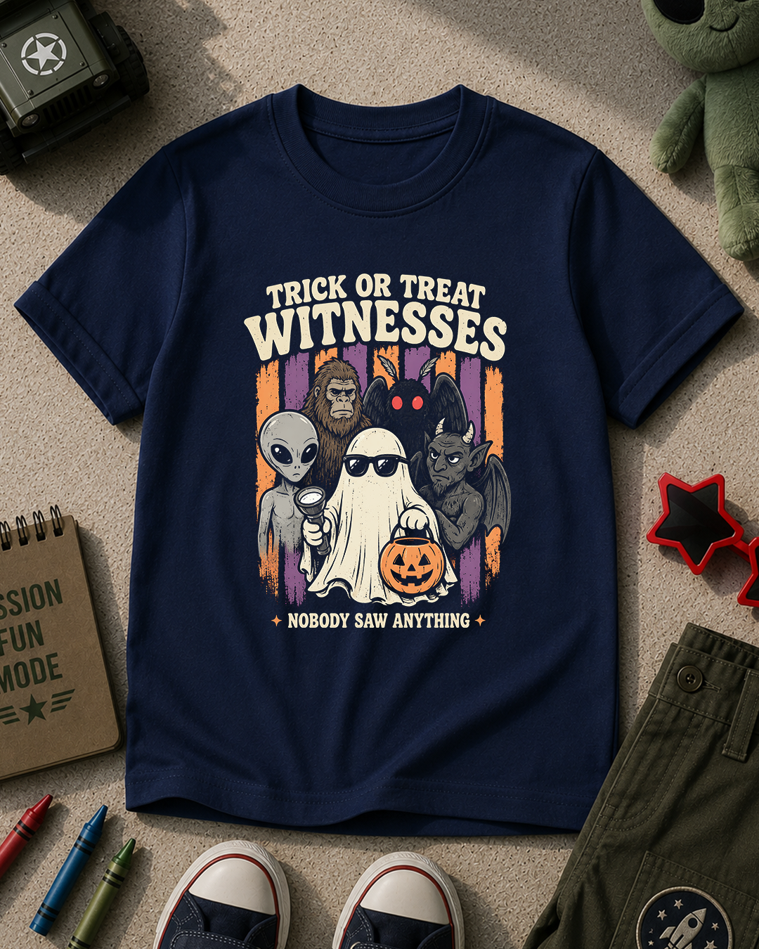 Trick or Treat Witnesses Halloween Kids T-Shirt