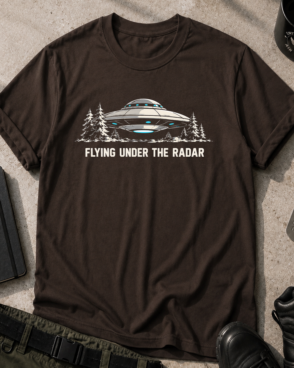 Flying Under The Radar UFO T-Shirt
