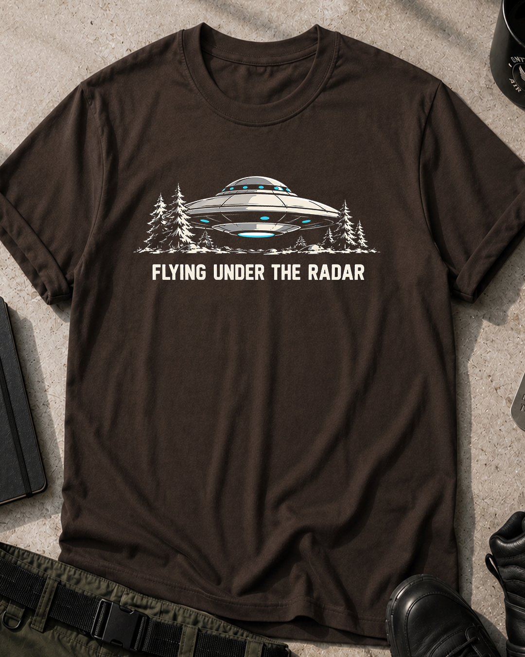 Flying Under The Radar UFO T-Shirt