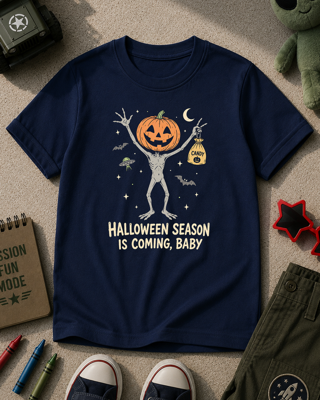 Halloween Season Kids T‑Shirt