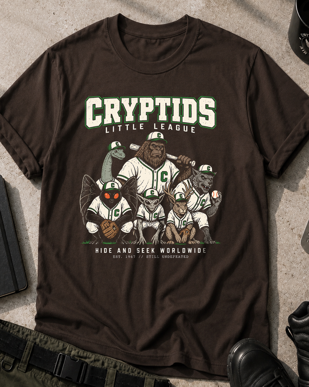 Cryptids Little League T-Shirt