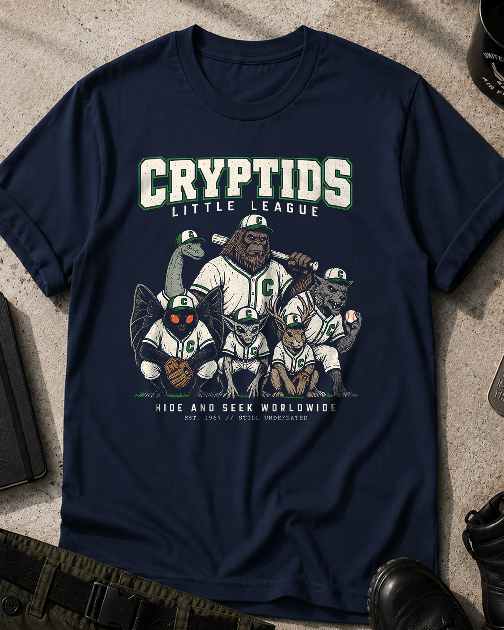 Cryptids Little League T-Shirt