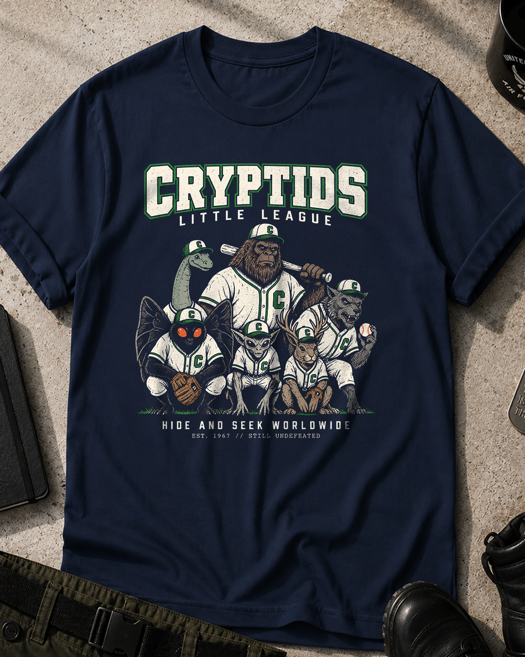 Cryptids Little League T-Shirt