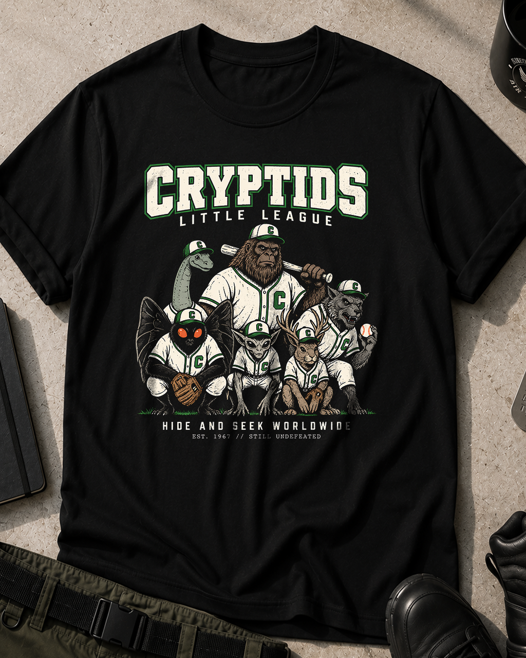 Cryptids Little League T-Shirt
