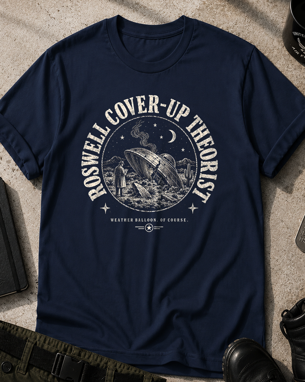 Roswell Cover-Up Theorist T-Shirt