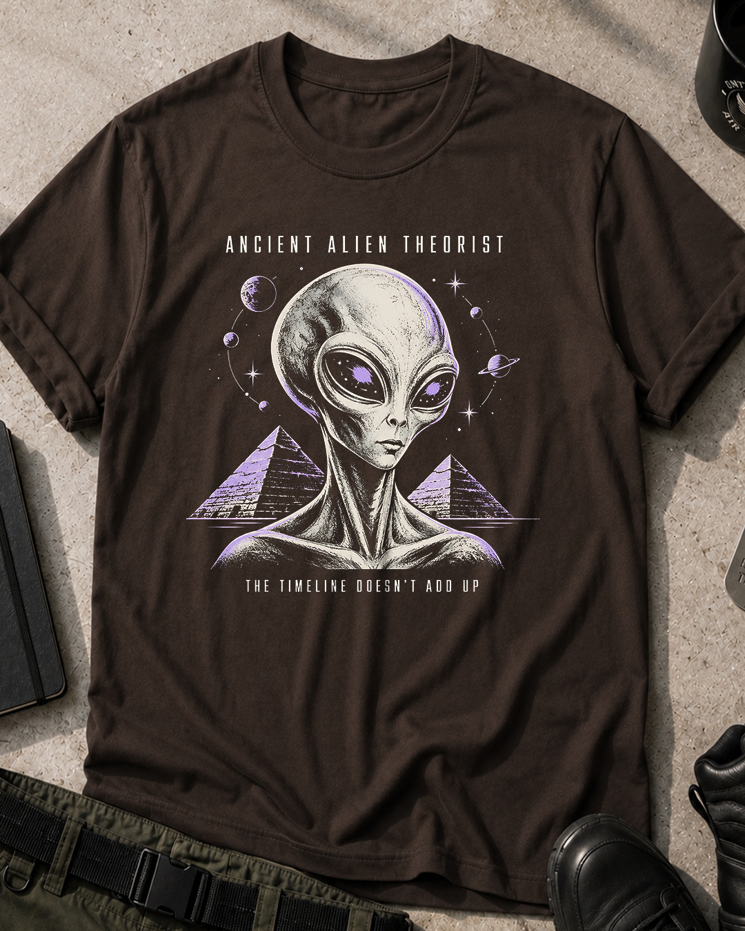Ancient Alien Theorist Timeline T‑Shirt
