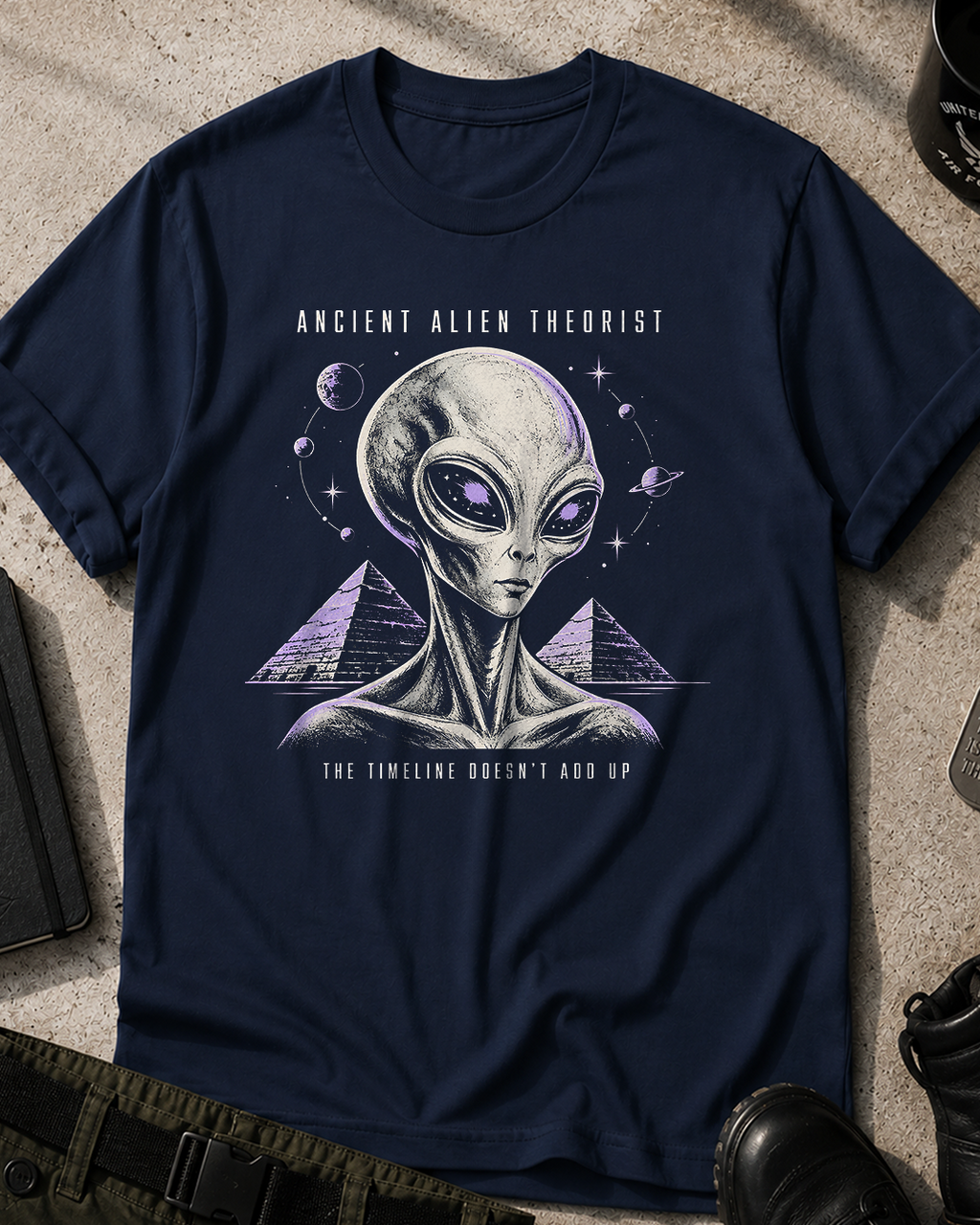 Ancient Alien Theorist Timeline T‑Shirt