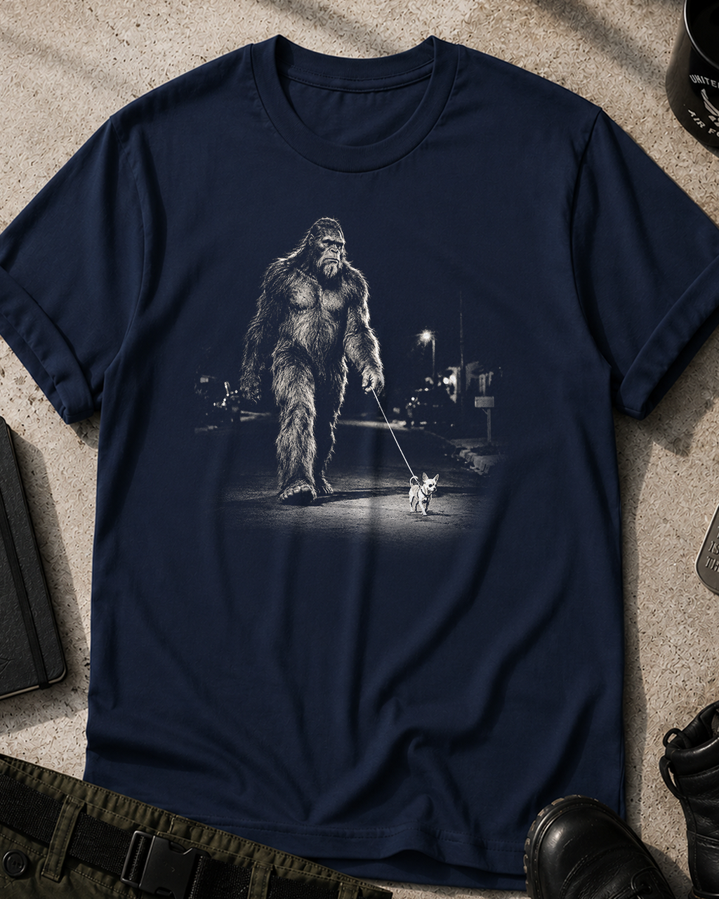 Bigfoot Dog Walk T-Shirt