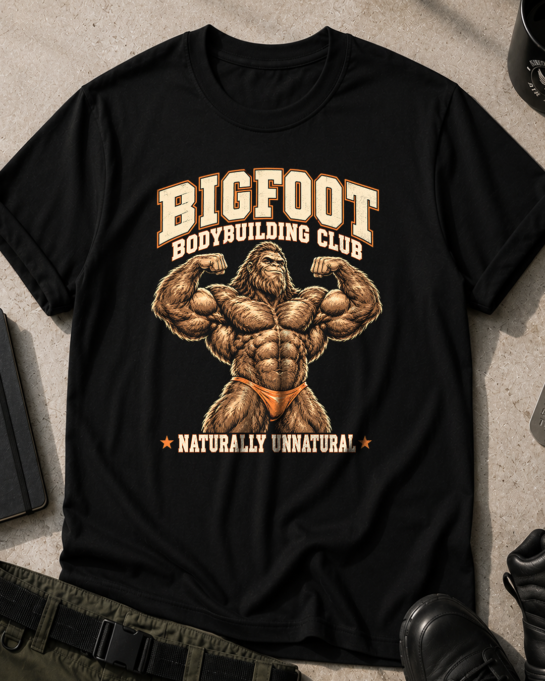 Bigfoot Bodybuilding Club T-Shirt