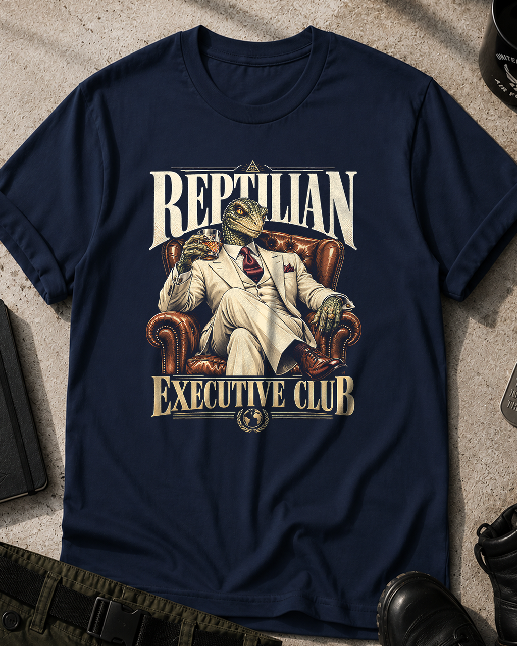 Reptilian Executive Club T-Shirt