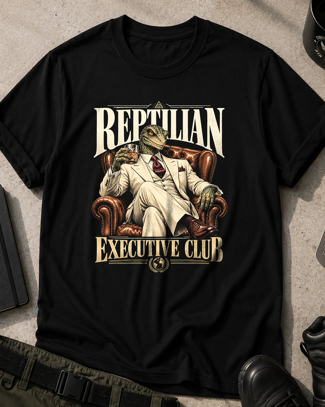 Reptilian Executive Club T-Shirt
