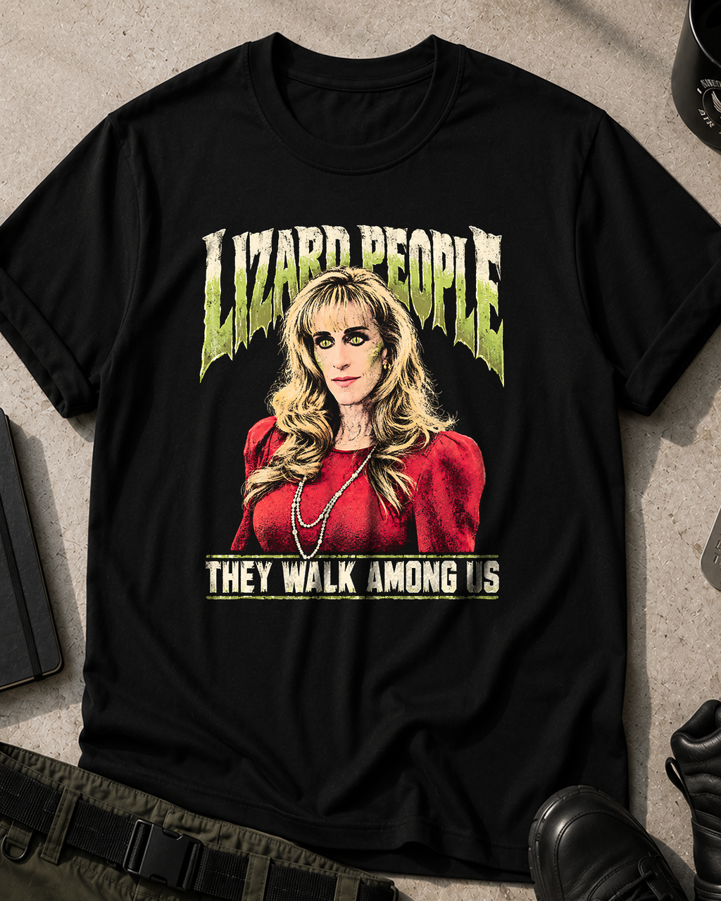 Lizard People Walk Among Us T-Shirt
