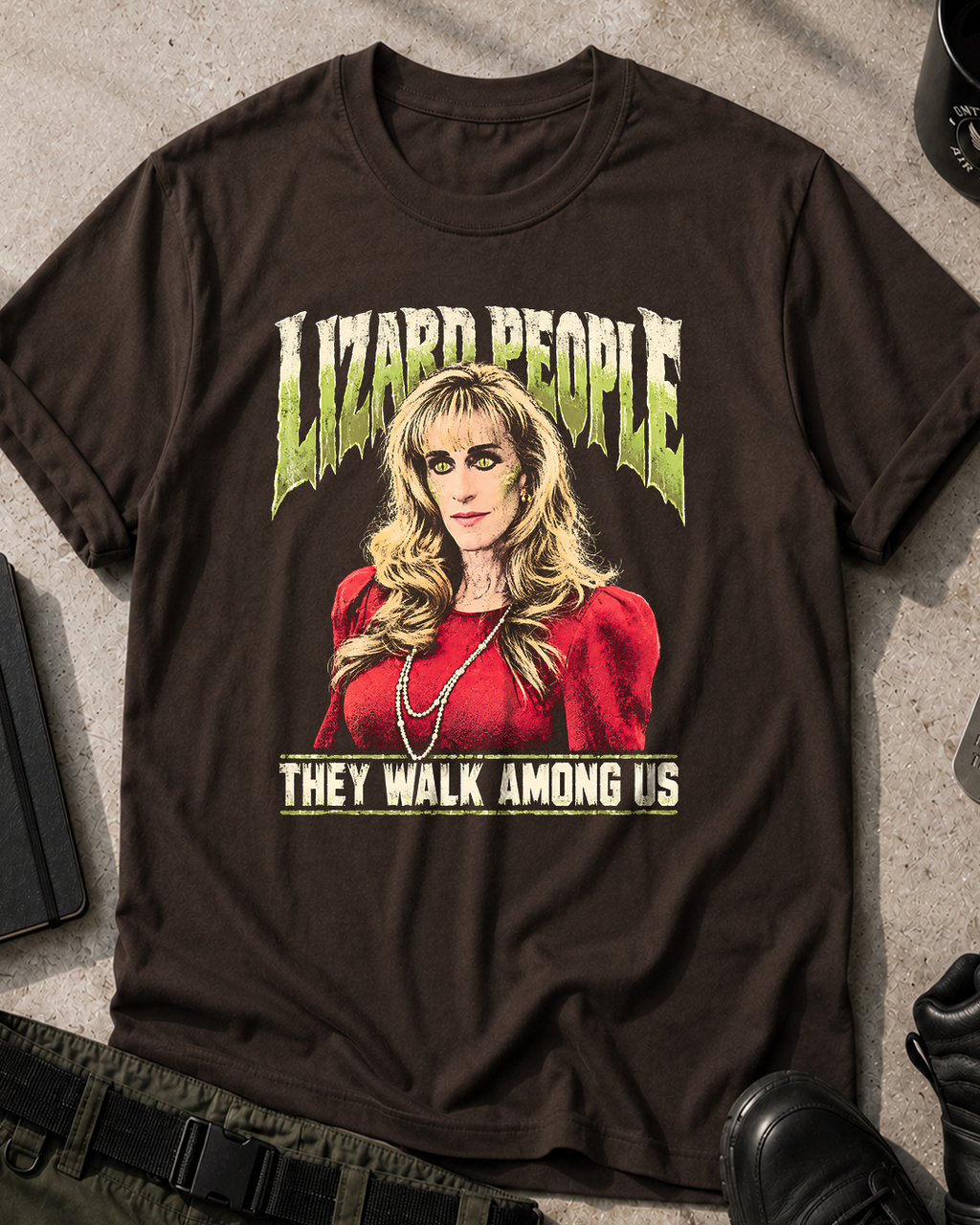 Lizard People Walk Among Us T-Shirt