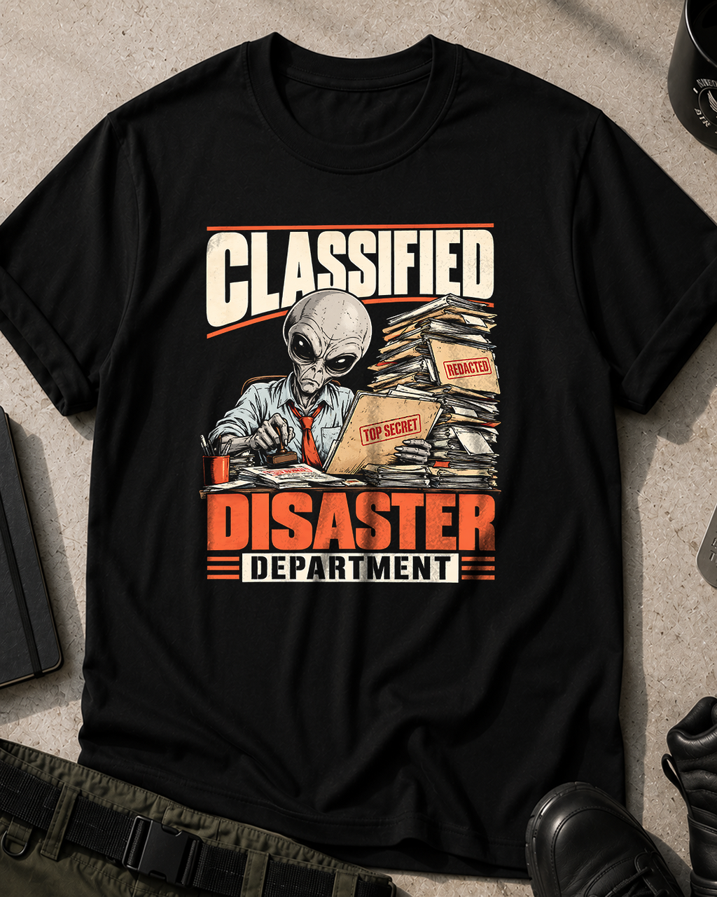 Classified Disaster Department Alien T-Shirt