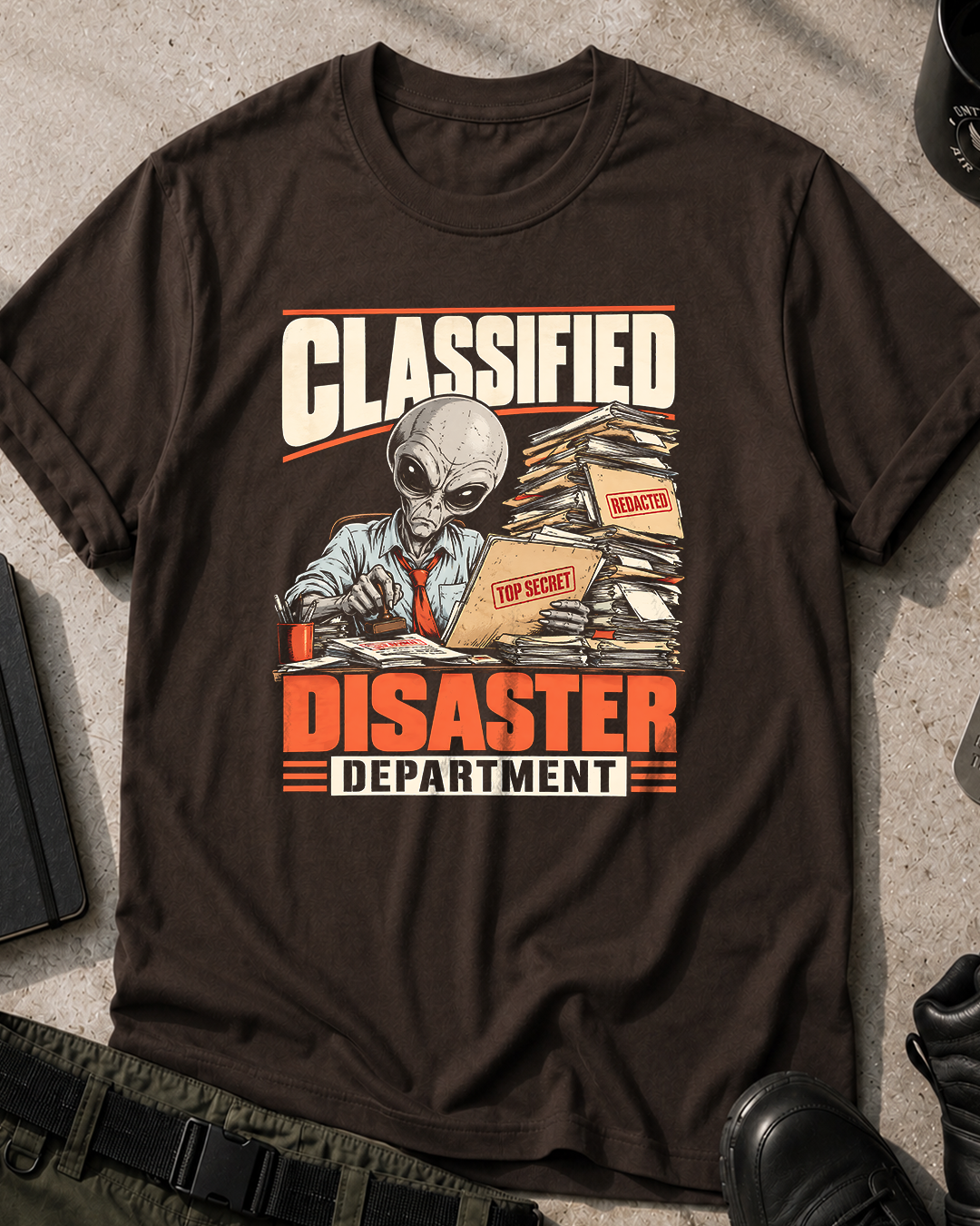 Classified Disaster Department Alien T-Shirt