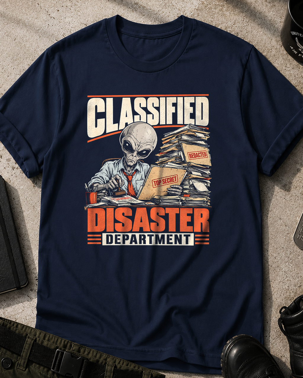 Classified Disaster Department Alien T-Shirt