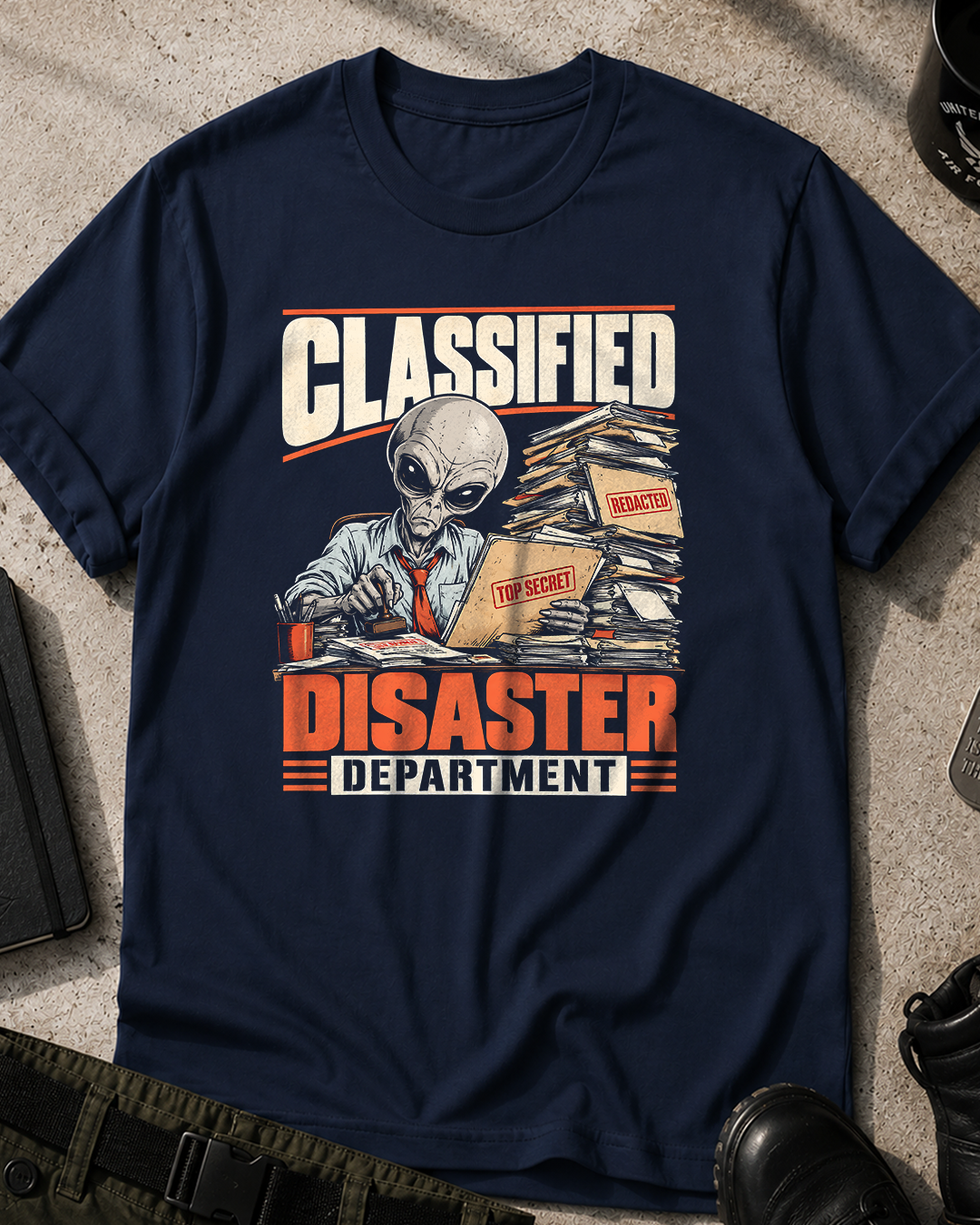 Classified Disaster Department Alien T-Shirt