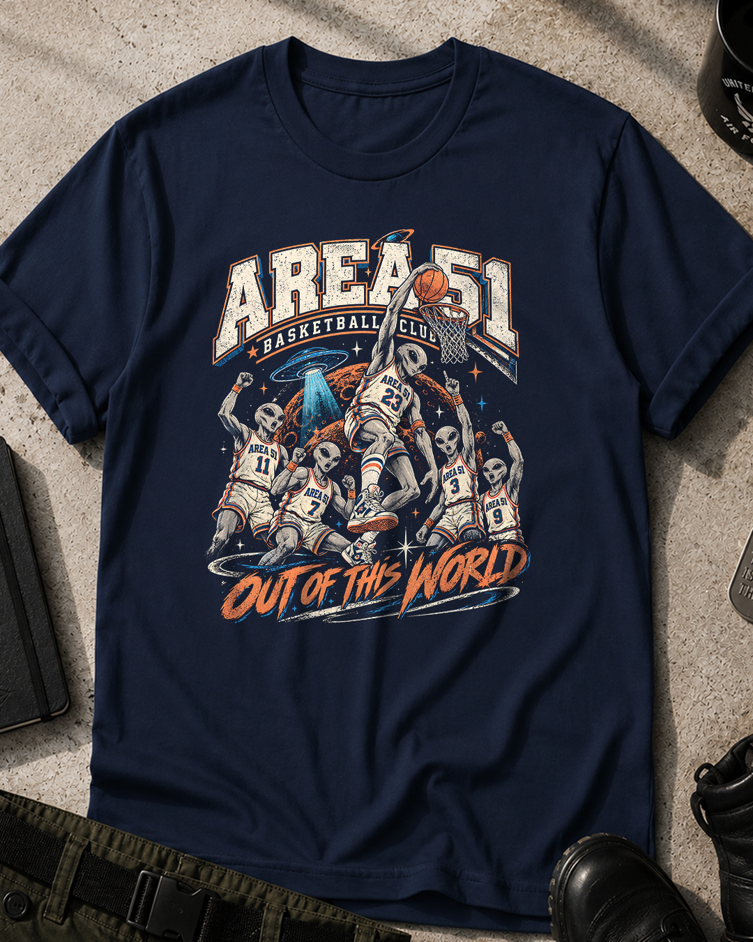 Area 51 Out of This World Basketball T-Shirt