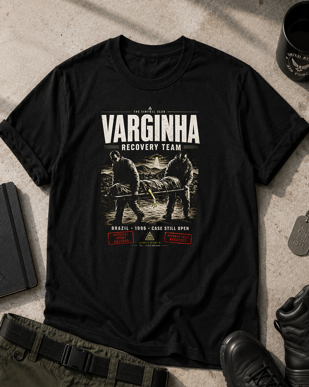 Varginha Alien Recovery Team V2 T-Shirt Printify
