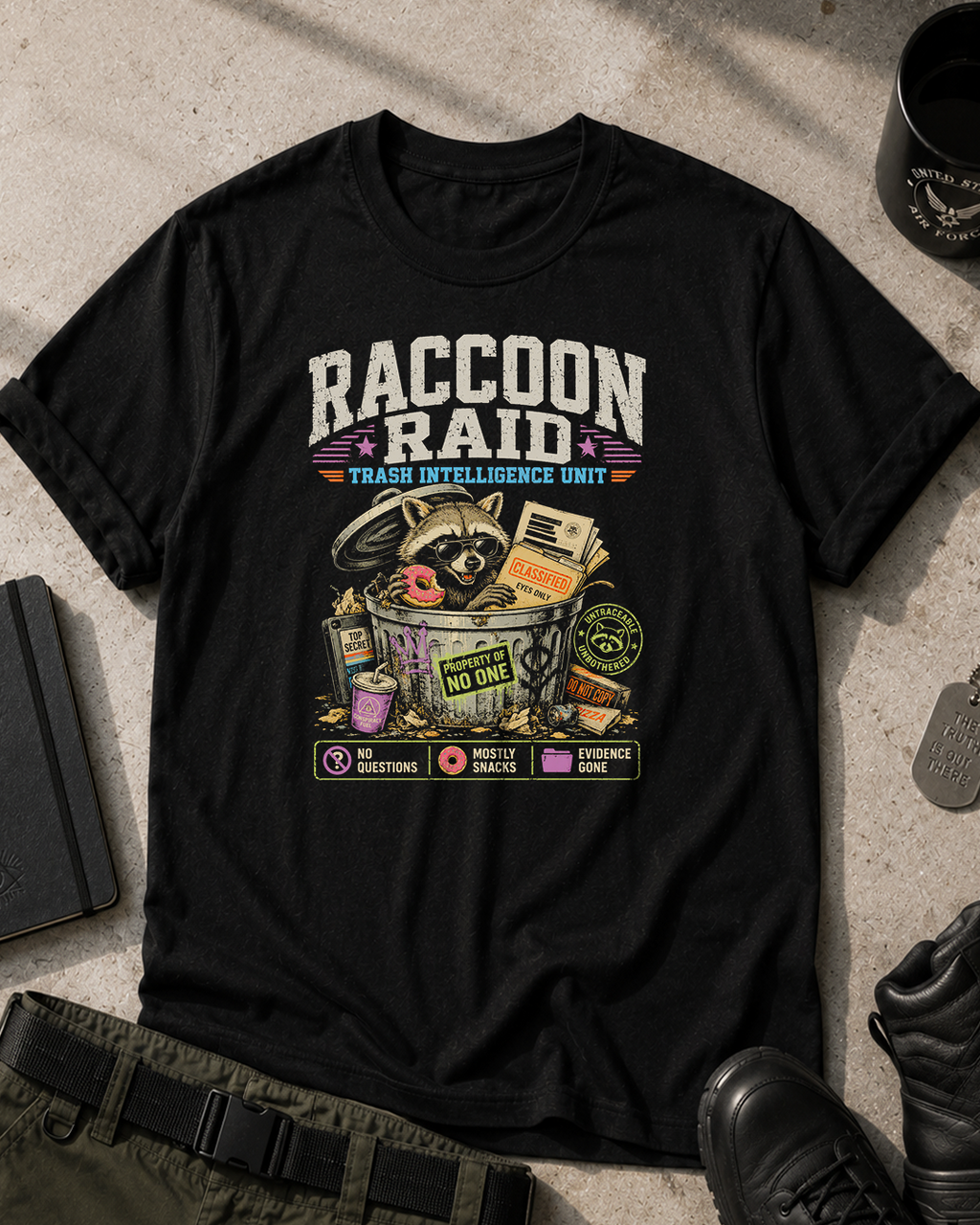 Raccoon Raid T-Shirt