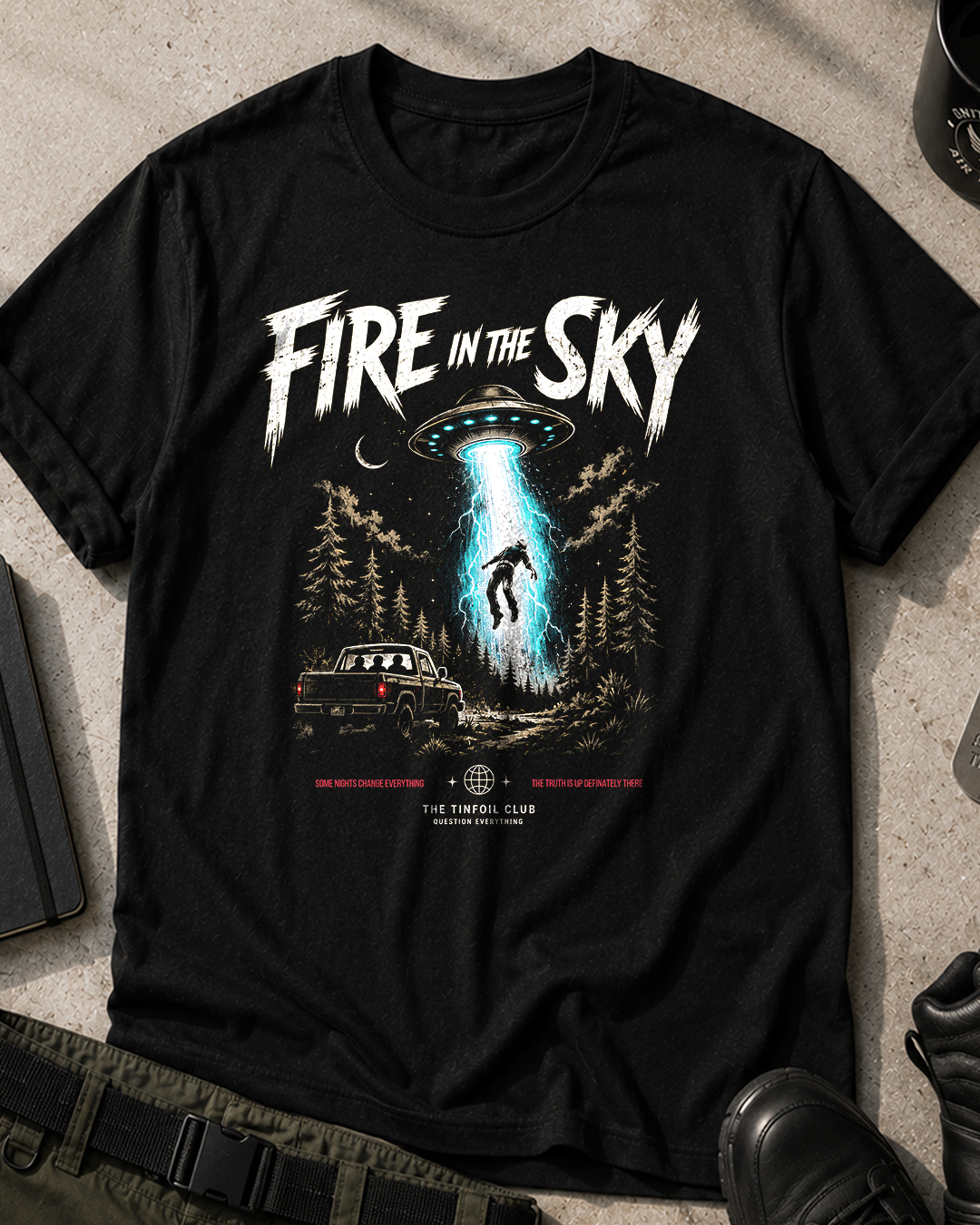 Alien Abduction Fire In The Sky T-Shirt