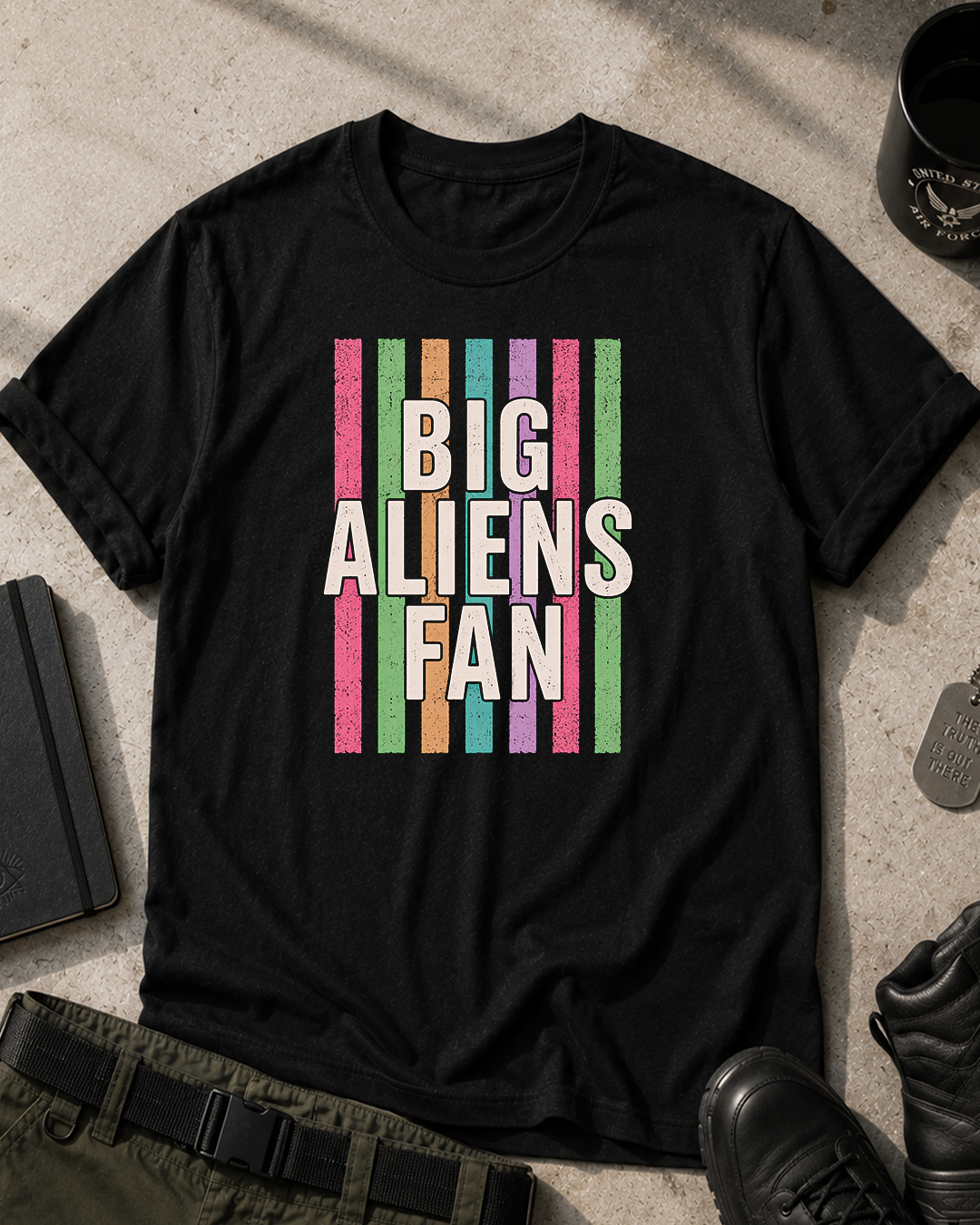 Big Aliens Fan T-Shirt