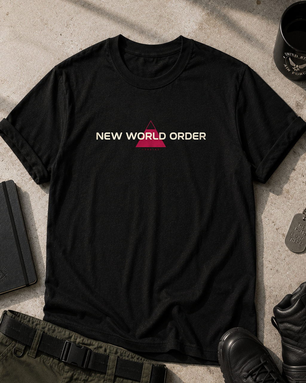 New World Order Loading T-Shirt Printify