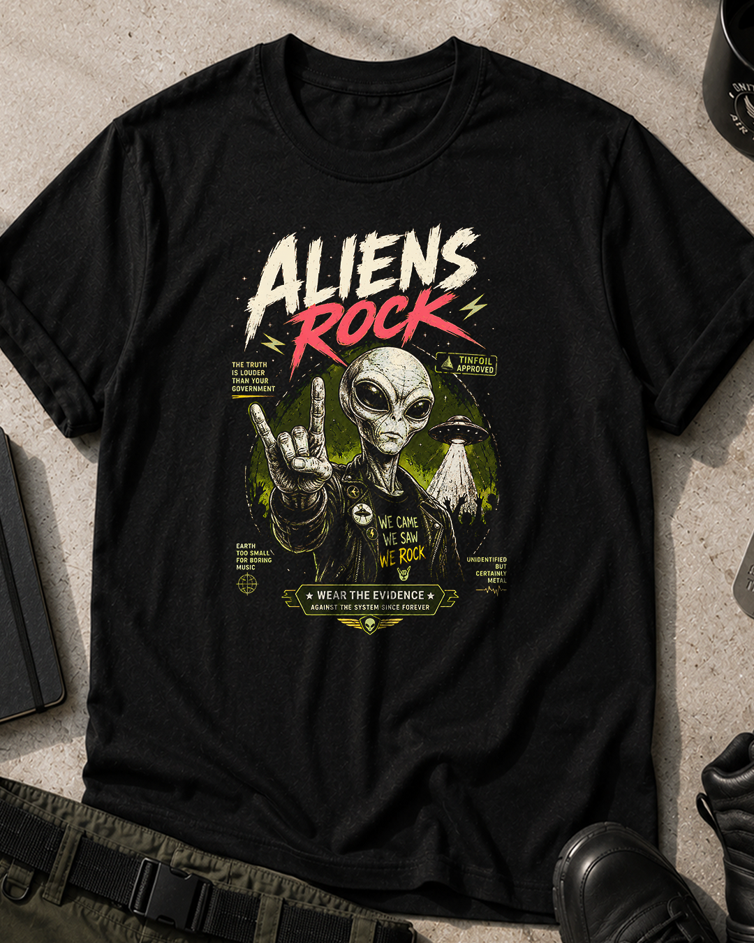Aliens Rock T-Shirt