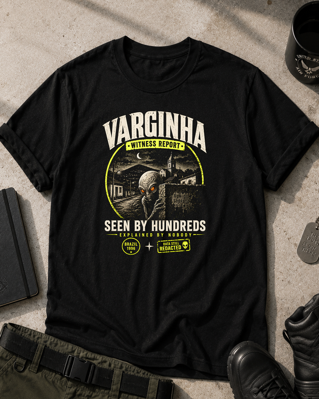 Varginha WItness Report T-Shirt Printify