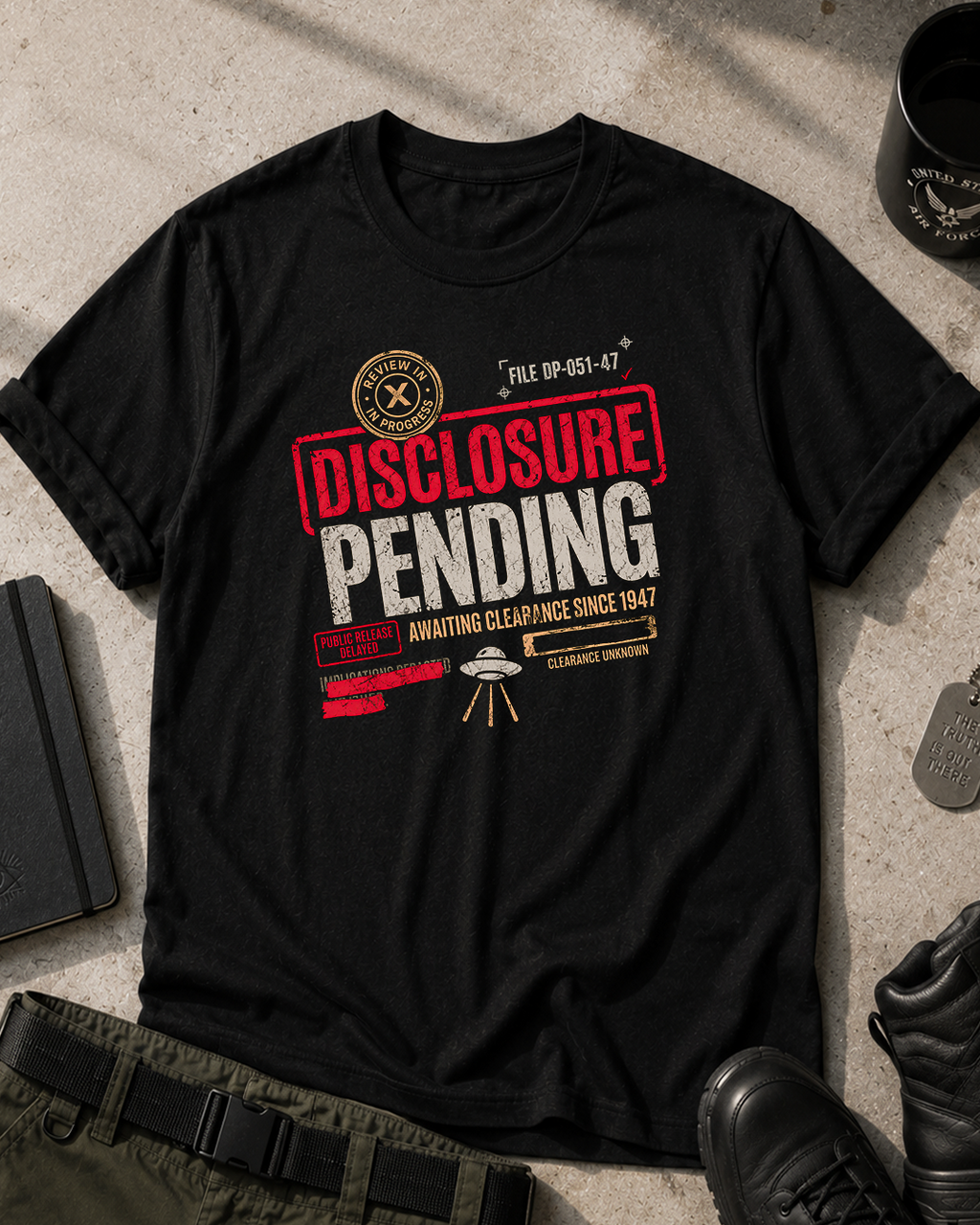 Disclorure Pending T-Shirt Printify