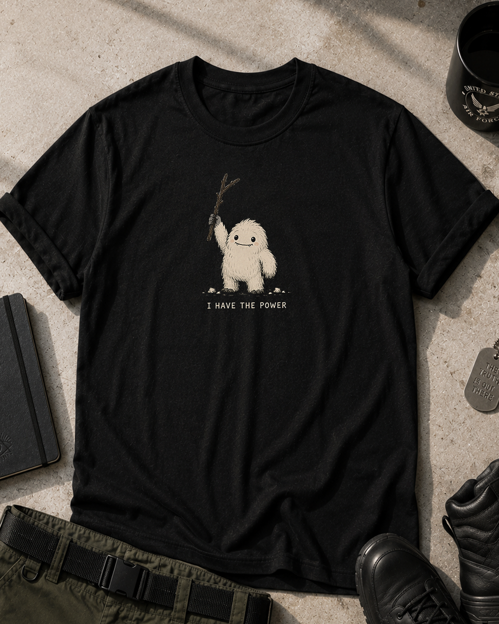 Yeti I Have The Power T-Shirt Printify