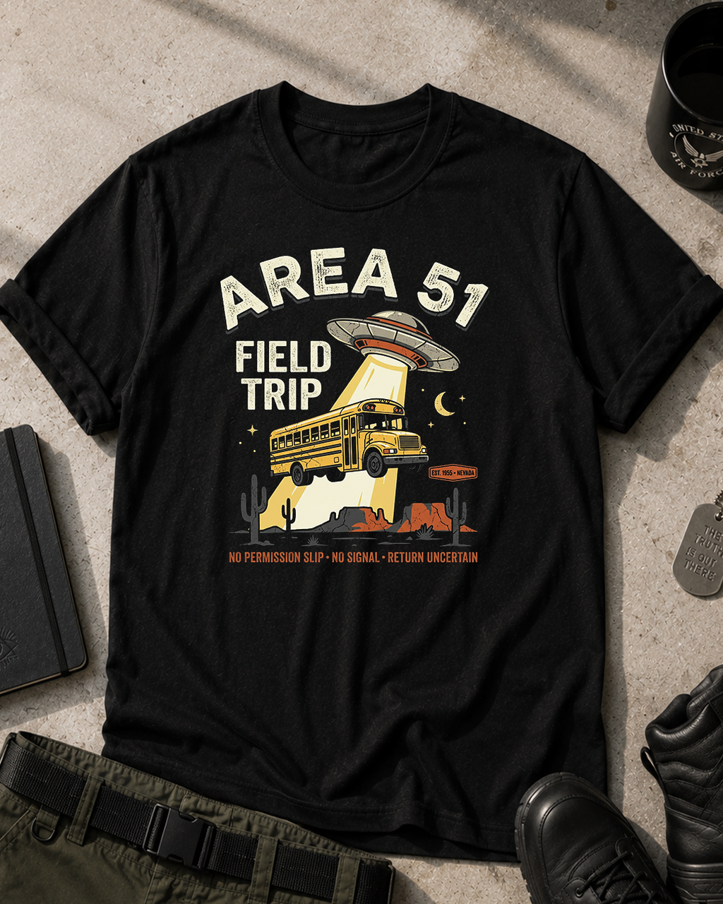 Area 51 Field Trip V2 T-Shirt Printify