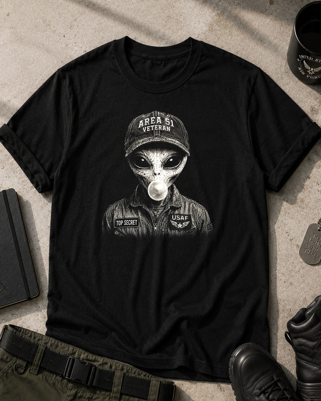 Alien Top Secret Bubblegum T-Shirt