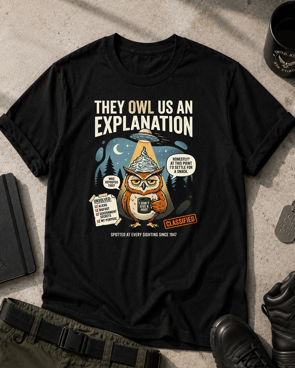 They Owl Us An Explanation T-Shirt Printify