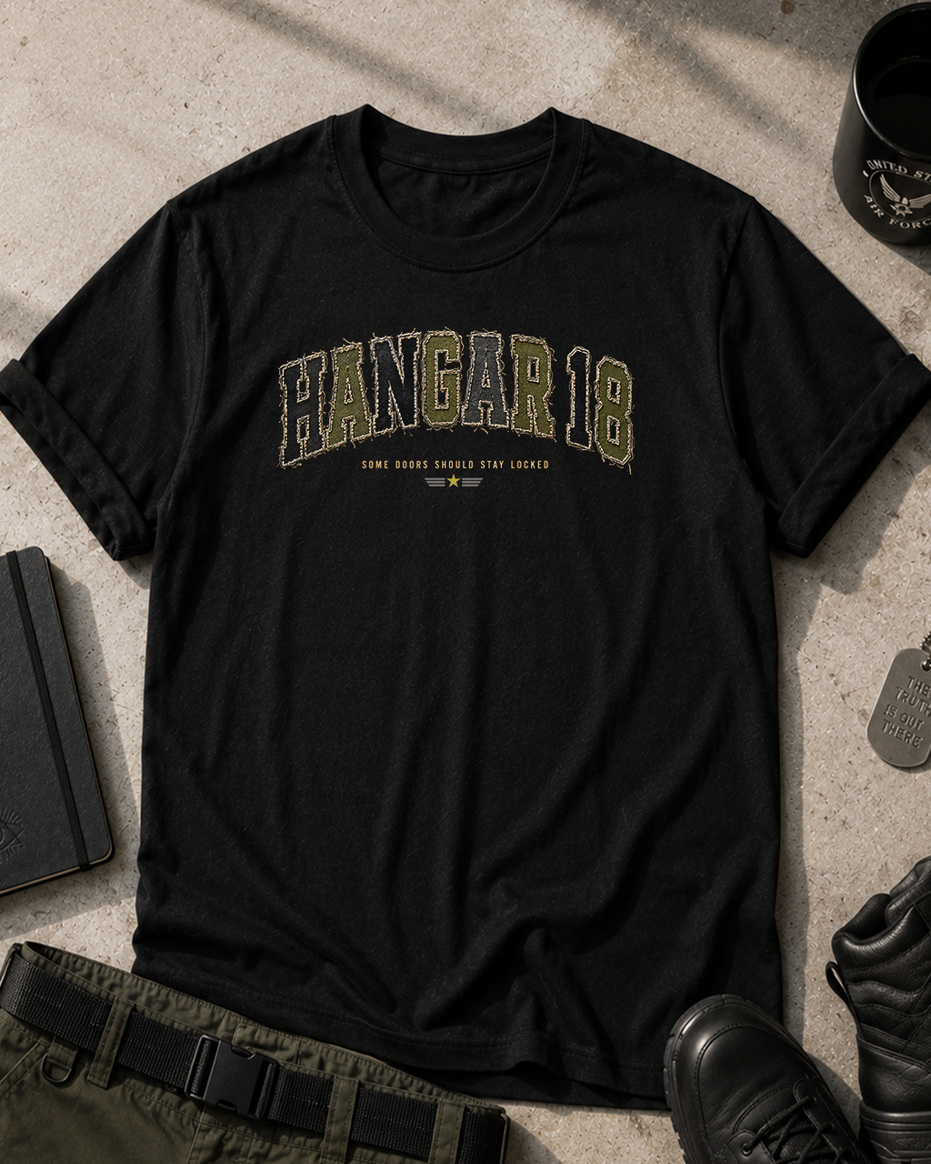Hangar 18 Faux Stitch Collection T-Shirt