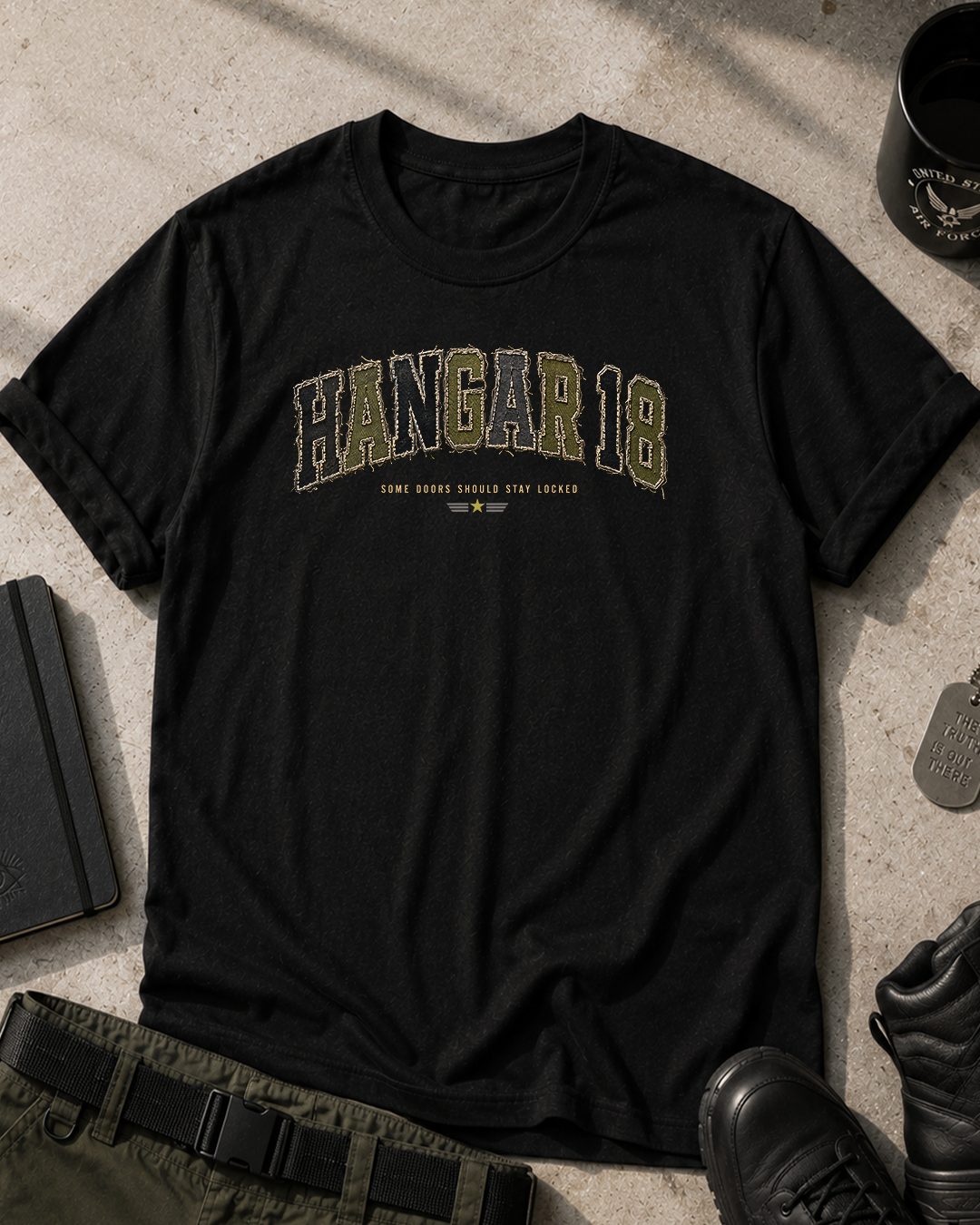 Hangar 18 Faux Stitch Collection T-Shirt
