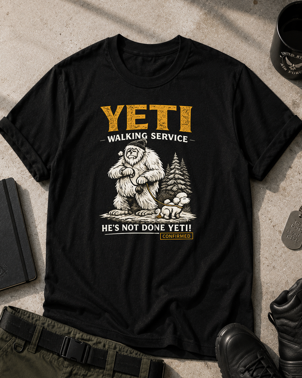 Yeti Walking Service T-Shirt
