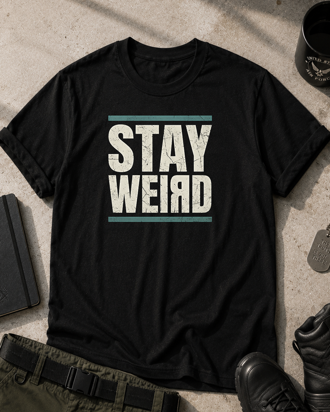 Stay Weird T-Shirt Printify