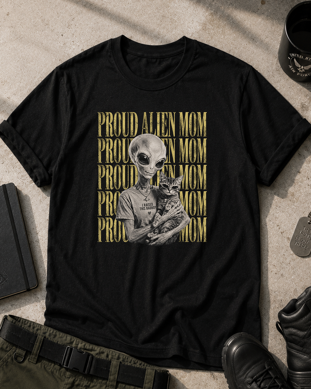 Proud Alien Mom T-Shirt