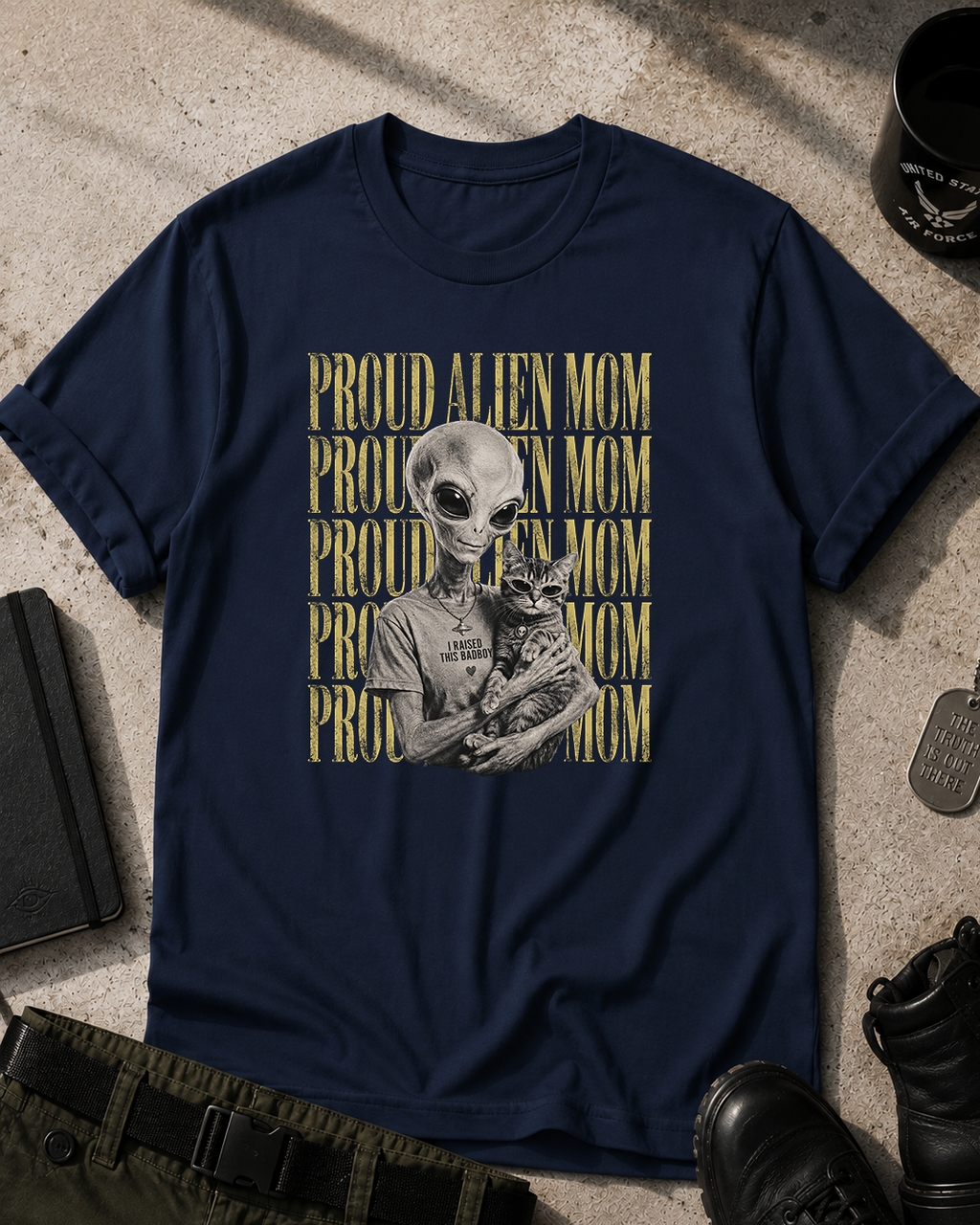 Proud Alien Mom T-Shirt