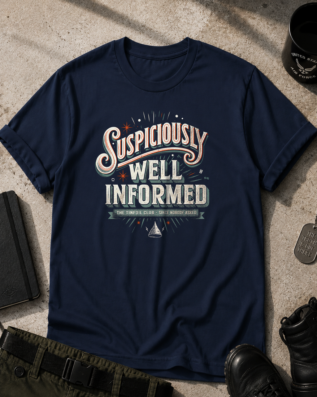 Suspiciously Well Informed T-Shirt