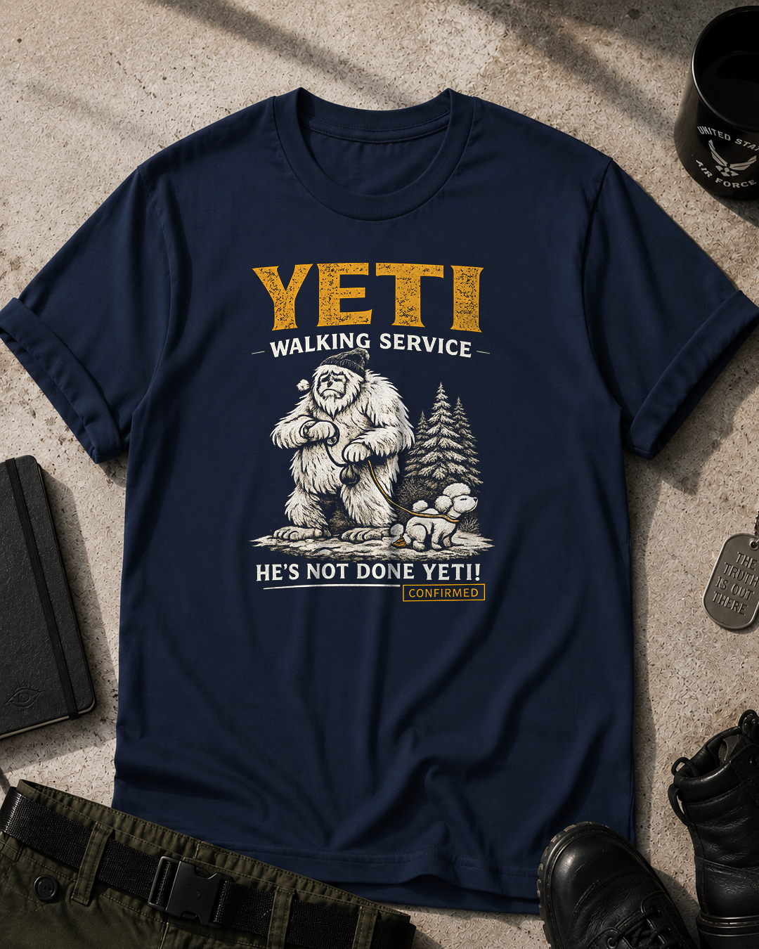 Yeti Walking Service T-Shirt