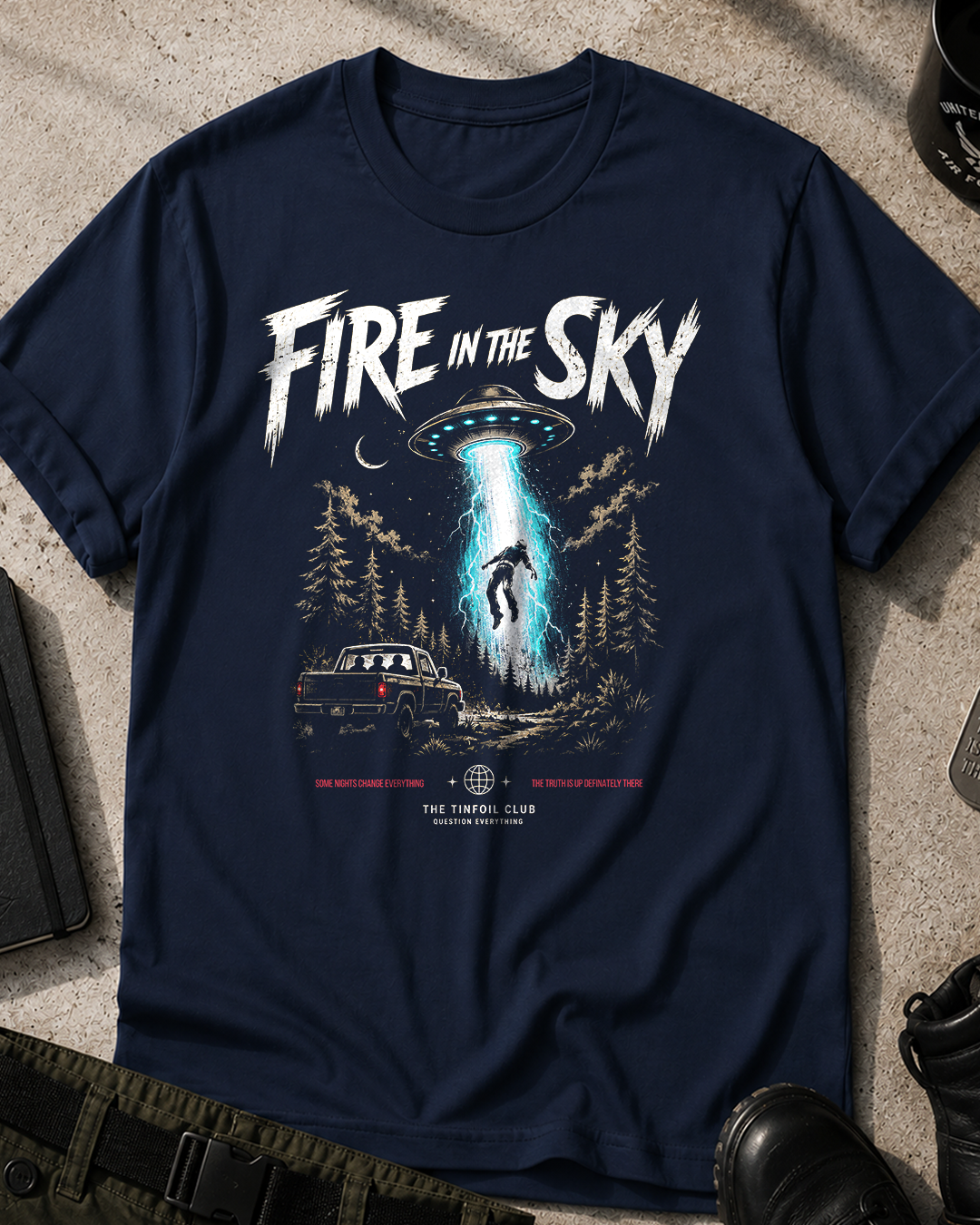 Alien Abduction Fire In The Sky T-Shirt