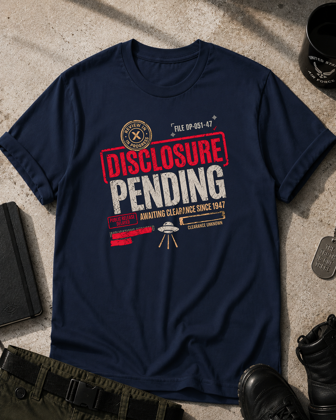 Disclorure Pending T-Shirt Printify