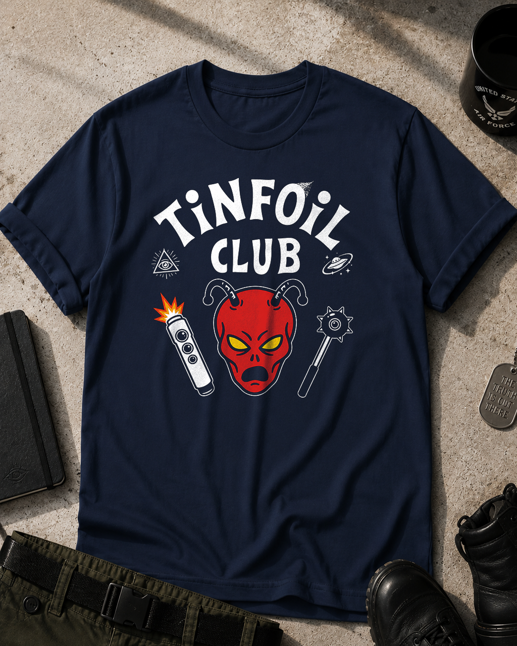Tinfoil Club Hellfire T-Shirt Printify