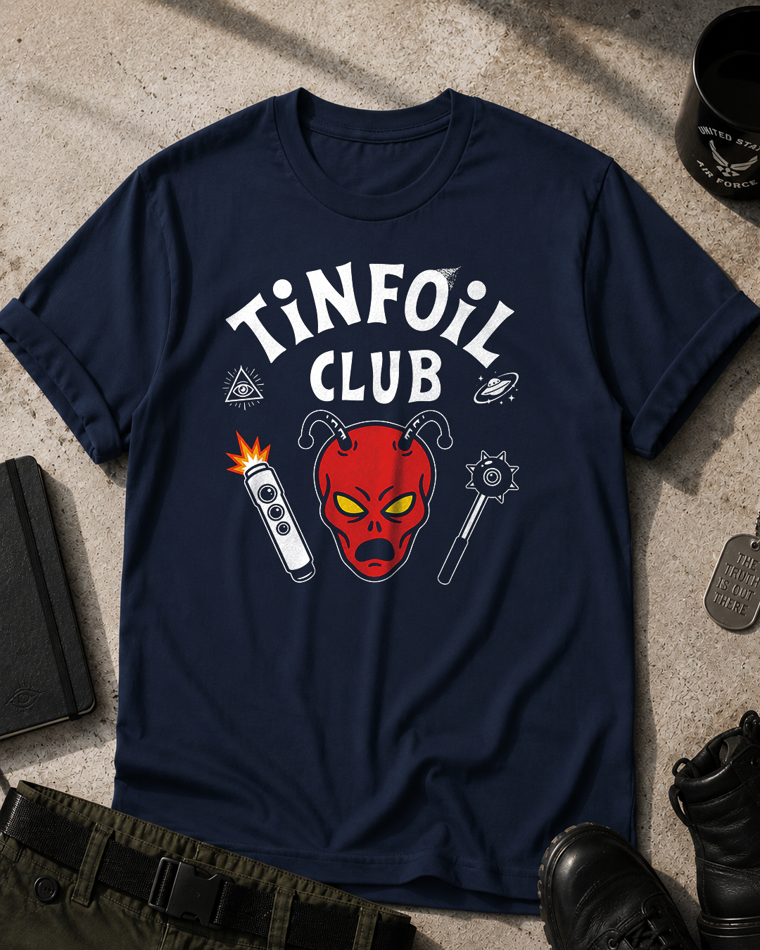 Tinfoil Club Hellfire T-Shirt Printify