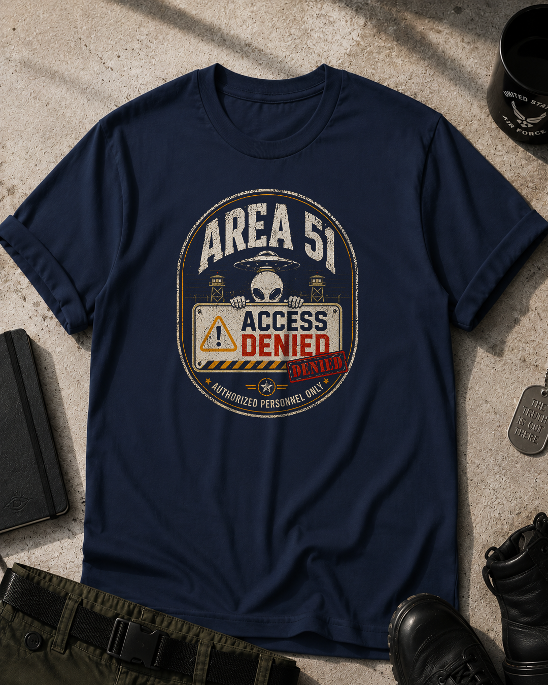 Area 51 Access Denied T-Shirt Printify