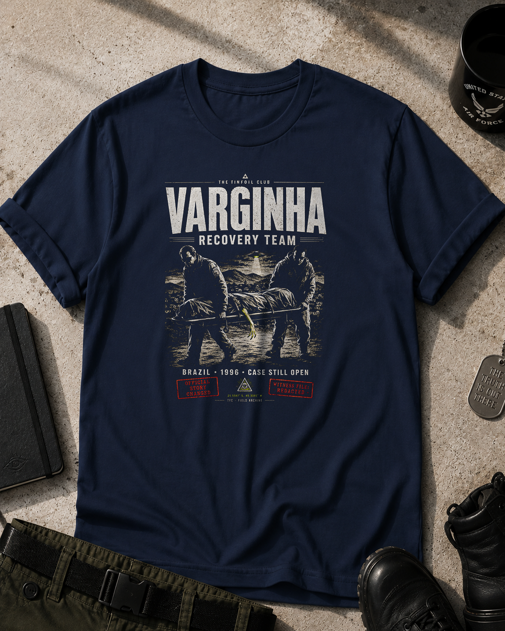 Varginha Alien Recovery Team V2 T-Shirt Printify