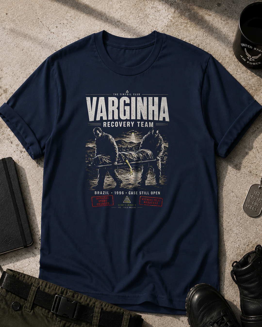 Varginha Alien Recovery Team V2 T-Shirt Printify